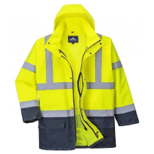 Portwest S766 - Essential 5 Az 1-Ben Láthatósági Kabát Sárga - 4XL láthatósági ruházat
