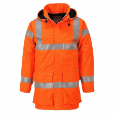 Portwest S774 Jól láthatósági, lángálló és antisztatikus kabát láthatósági ruházat