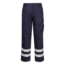 Portwest S917 Iona biztonsági munkanadrág (NAVY, M) munkaruha