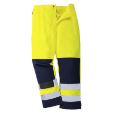 Portwest Seville Hi-Vis nadrág (sárga/tengerészkék, S) láthatósági ruházat