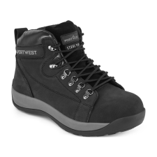 Portwest Steelite Mid Cut Nubuck védőbakancs SB HRO fekete 43 munkavédelmi cipő