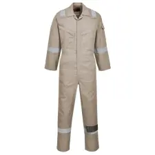 Portwest Szuper könnyített lángálló overál, 210g Khaki L munkaruha