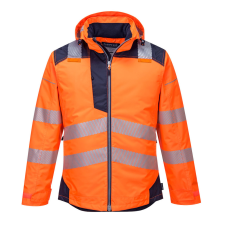 Portwest T400 Portwest PW3 Vision Jól láthatósági kabát (narancs/navy, XL) láthatósági ruházat