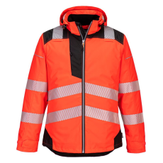 Portwest T400 Vision Hi-Vis télikabát piros-fekete