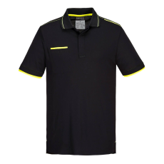Portwest T722 WX3 ECO PÓLÓING S/S (fekete, M)