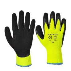 Portwest Thermal soft grip kesztyű (sárga*, M)