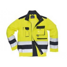 Portwest TX50 - Texo Hi-Vis kabát - sárga / tengerészkék