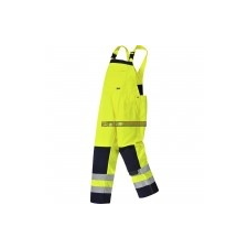  Portwest TX72 Girona Hi-Vis jól láthatósági mellesnadrág (sárga/navy) láthatósági ruházat
