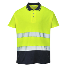 Portwest Védőpóló gallérral és fényvisszaverő csíkokkal Comfort Bicolor Portwest-S174 XXL Yellow