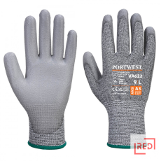 Portwest Vending MR Cut PU tenyérmártott vágásbiztos védőkesztyű