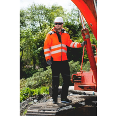 Portwest Vision Hi-Vis télikabát (narancs/fekete, L) (T400OBRL)