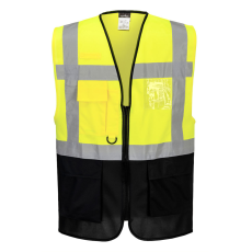Portwest Warsaw vezetői mellény Yellow/Navy XXL