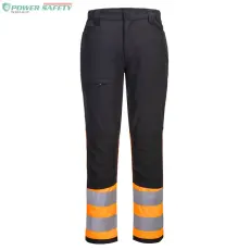 Portwest WX2 Eco Hi-Vis 1. osztályú Eco Hi-Vis szerviznadrág - Narancs/Fekete