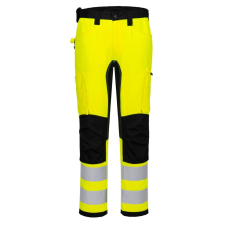 Portwest WX2 ECO Hi-Vis Stretch Trade nadrág Yellow/Black 41 láthatósági ruházat