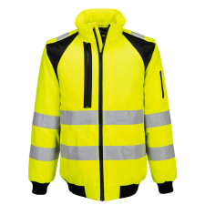 Portwest WX2 Hi-Vis -in-1 Pilóta dzseki Yellow/Black M láthatósági ruházat
