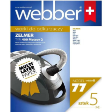 Porzsák Zelmer Meteor 400 porszívóhoz, többrétegű papír, 5 db porzsák