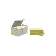 POST-IT 127x76mm újrahasznosított sárga jegyzettömb minitorony 7100172257 jegyzettömb