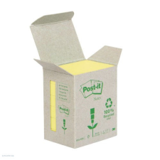 POST-IT 653-1B 51x38mm 6x100lap/csm GreenLine sárga jegyzettömb