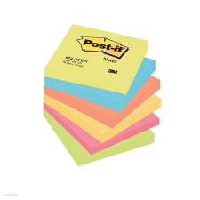 POST-IT 654TFEN 76x76mm 100lap 6 tömb energikus színek jegyzettömb