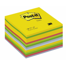 POST-IT 76x76mm 450lapos ultra öntapadós szivárványszínű kockatömb 7100172383 jegyzettömb