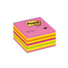 POST-IT lollipop pink 76x76 mm 450lap öntapadós kockatömb 7100200378 jegyzettömb
