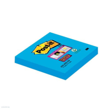 POST-IT Super Sticky öntapadós jegyzettömb, 76 × 76 mm, 90 lap, 654-6SS-EB jegyzettömb
