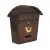  Postaláda 380×320×105 mm — barna, lekerekített tető TO-78587