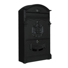  Postaláda 400x255x90mm, alumínium előlap, fekete HMB2540AB postaláda