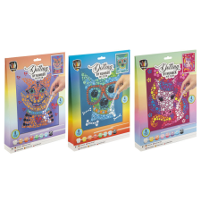  Pöttyözz számok szerint, 20x25 cm, 8 festék, 4 szerszám, 3 féle kreatív és készségfejlesztő