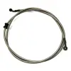 Power Force BRAKE HOSE METAL 200CM ATV CK (C37.8MM) fém fékcső, 200 cm Power Force Futómű és fék alkatrészek Fékcsövek
