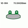 Power Force VD-994 (FA306) fékbetét Power Force Futómű és fék alkatrész Fékbetét (tárcsafék)