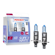 POWER-TEC , Super White halogén izzó, 12V, 2db autóalkatrész