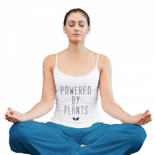  Powered by plants - Női Spagetti Top atléta, trikó