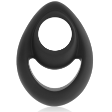 POWERING POWERING Szuper rugalmas dupla péniszgyűrű PR14 (fekete) péniszgyűrű