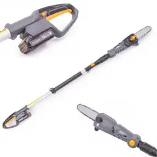 Powermat akkumulátoros magassági ágvágó láncfűrész – 20 V, 240 cm PM0744 láncfűrész