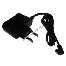 Powery Adapterkábel hálózati töltő mini USB 5V - 1A csatl. 90° mobiltelefon kellék