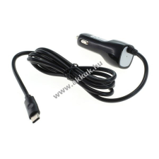 Powery Autós töltőkábel / töltő / autós töltő típus C (USB-C) 1A szivargyújtó csatlakozás kábel és adapter