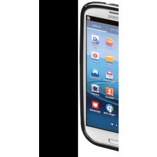 Powery Goobay mobil védőtok rugalmas Samsung I9300 / Galaxy S3, SIII, I939/I9308  fekete tok és táska