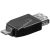 Powery Goobay USB adapter 2.0 USB A dugalj -> micro USB csatlakozó
