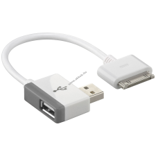 Powery Goobay USB HUB + kábel-  kb. 18cm  USB -> Apple hub és switch