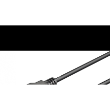 Powery Goobay USB kábel 2.0  micro USB csatlakozóval 60cm fekete kábel és adapter