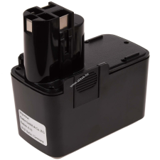 Powery Helyettesítő akku Bosch típus 2607335037 NiMH 9,6V 19Wh barkácsgép akkumulátor