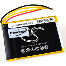 Powery Helyettesítő akku JBL típus GO2/MLP284154 mp3 lejátszó akkumulátor