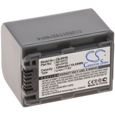 Powery Helyettesítő akku Sony DCR-DVD755 1360mAh sony videókamera akkumulátor