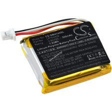 Powery Helyettesítő akku Sony típus LP702428 fejhallgató akkumulátor