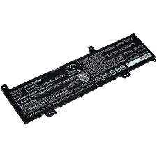 Powery Helyettesítő laptop akku Asus X580VD-9B asus notebook akkumulátor