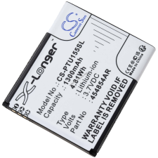 Powery Helyettesítő mobiltelefon akku Panasonic KX-TU155EXCN KX-TU155EXRN mobiltelefon akkumulátor