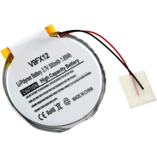 Powery Helyettesítő okosóra akku Garmin Fenix 1, Fenix 2 mp3 lejátszó akkumulátor