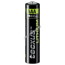 Powery Tecxus líthium elem AAA (micro) típus FR03 1,5V 2db/csom. - 7-szeres élettartam ceruzaelem