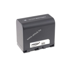 Powery Utángyártott akku JVC típus BN-VF808 2400mAh jvc videókamera akkumulátor